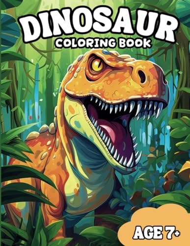 Dinosaur Coloring Book Roar Into Creativity