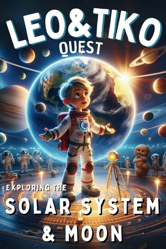 "Leo & Tiko Quest" Exploring The Solar System and Moon - Kids Ages 4-8.: From a Planetarium Adventure to a Magical Moonwalk with Tiko, Unveiling Planetary Wonders, the Sun's Radiance and the Moon's Mysteries.