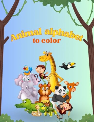 Animal Alphabet to Color
