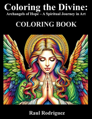 Coloring the Divine Archangels of Hope - A Spiritual Journey in Art Inspirational Prayers & Relaxing Angelic Art for Mindfulness and Healing