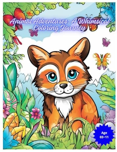 Animal Adventures A Whimsical Coloring Journey