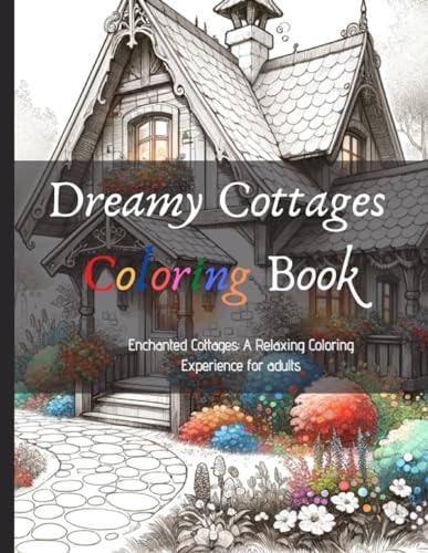 Dreamy Cottages Coloring Book Enchanted Cottages: A Relaxing Coloring Experience for Adults