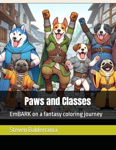 Paws and Classes EmBARK on a Fantasy Coloring Journey