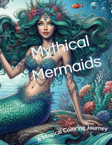 Mythical Mermaids A Magical Coloring Journey