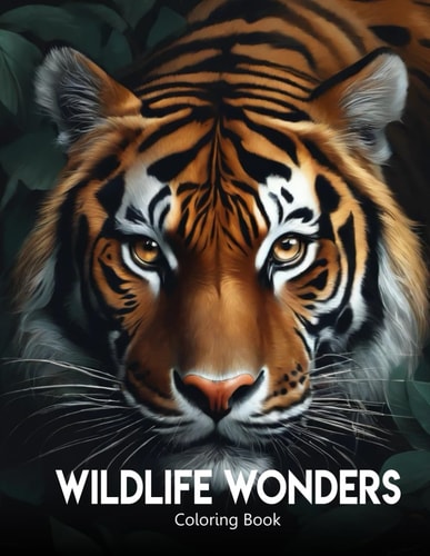 Wildlife Wonders Coloring Book Explore and Color the Wild Beauty of the World