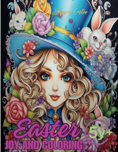 Easter Joy and Coloring Kids Coloring Book