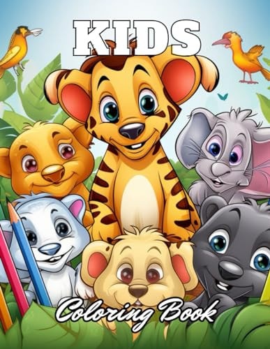 Kids Coloring Book New Edition 100+ Unique and Beautiful High-quality Designs