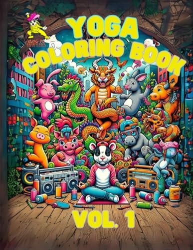 Kung Fu Cowgirl's "Yoga Coloring Book Vol. 1"