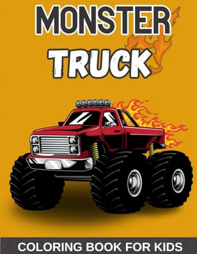 Book for Kids Ages 4-8, For Boys and Girls Who Love Monster Truck