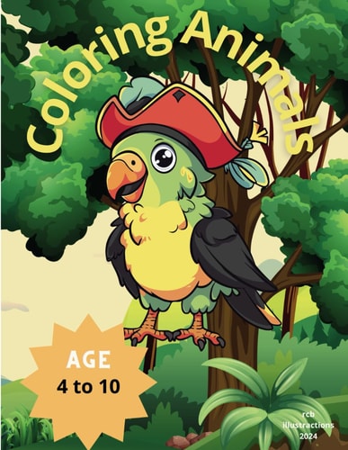 Coloring Animals Coloring Book