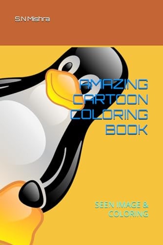 Cartoon Coloring Book Seen and Coloring