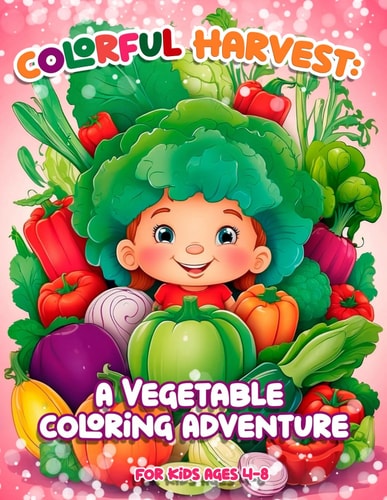 Colorful Harvest A Vegetable Coloring Adventure