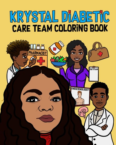 Krystal Diabetic Care Team Coloring Book