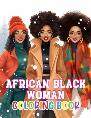 African Black Woman Coloring Book High Quality +100 Adorable Designs