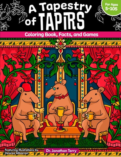 A Tapestry of Tapirs Coloring Book, Facts, and Games