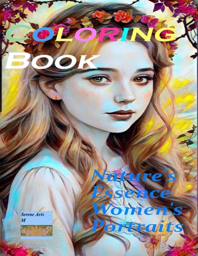 Nature's Essence Women's Portraits, COLORING BOOK: Over 100 Coloring Pages