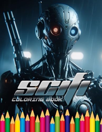 SciFi Coloring Book For Adults