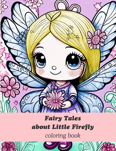 Fairy Tales about Little Firefly Coloring Book Three Modern Fairy Tales about Kindness, Patience, and Love with Themed Coloring Images
