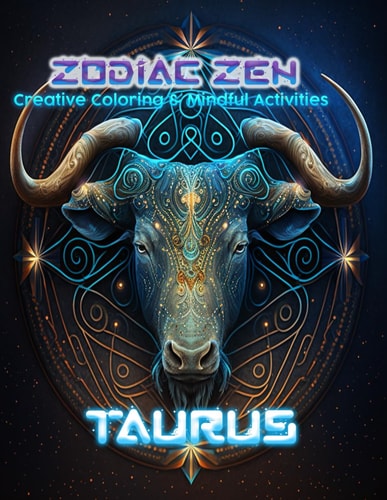 Zodiac Zen Creative Coloring and Mindful Activities Taurus