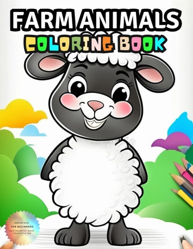 Farm Animals Coloring Book From the Farm to Your Home