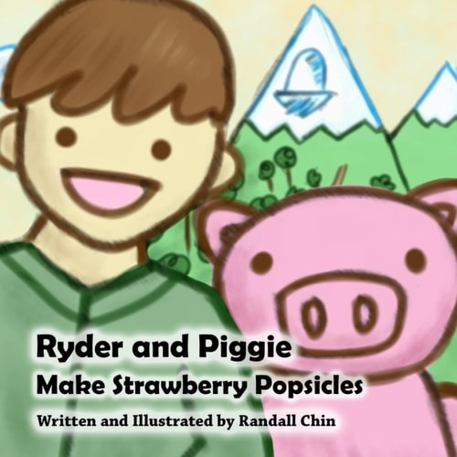 Ryder and Piggie Make Strawberry Popsicles