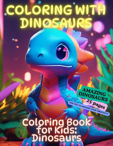 Coloring with Dinosaurs Coloring Book for Children: Dinosaurs - from 3 Years Old