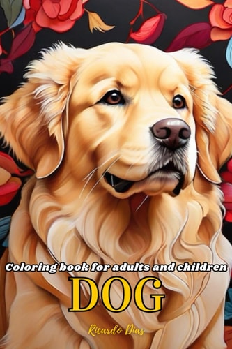 Dog Coloring Book for Adults and Children