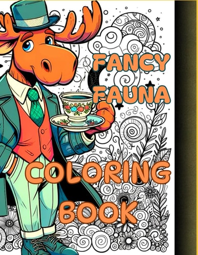 Fancy Fauna Coloring Book