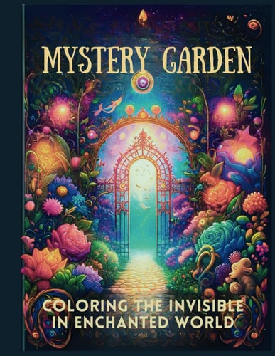 Mystery Garden Coloring the Invisible in an Enchanted World Unveiling Hidden Wonders Through Every Shade and Line