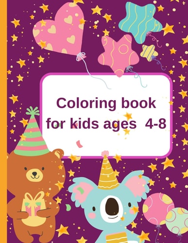 Coloring Book for Kids Ages 4-8
