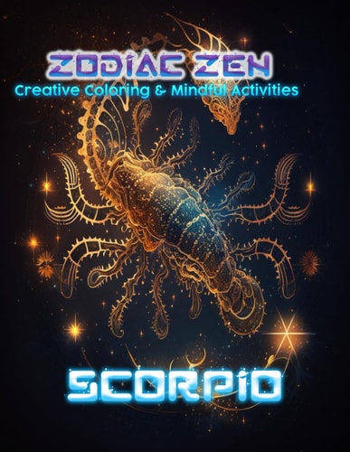 Zodiac Zen Creative Coloring and Mindful Activities Scorpio