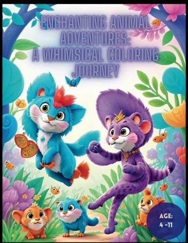Enchanting Animal Adventures A Whimsical Coloring Journey
