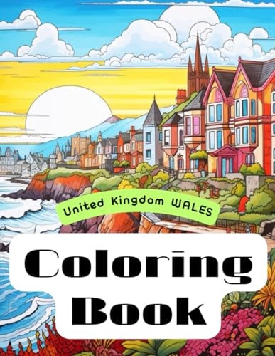 Coloring Book UK Wales