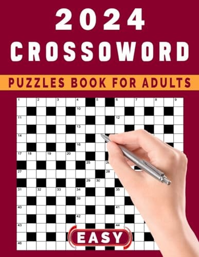 2024 Easy Crossword Puzzles Book For Adults 100 Medium to Hard Crossword Puzzles Available for Adults and Seniors With Solution.
