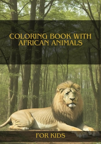Coloring Book with African Animals The Best Coloring Book with African Animals for Kids