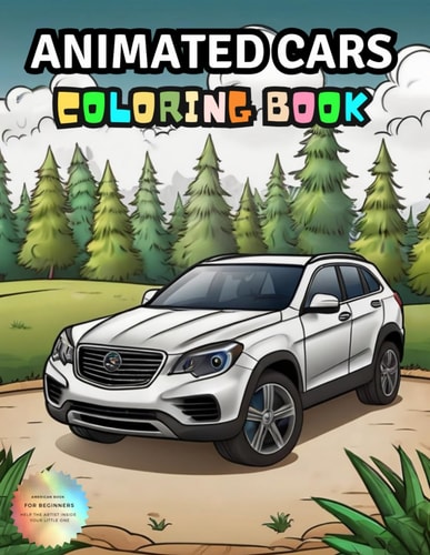 Animated Cars Coloring Book Tuned Faster Cars to Color