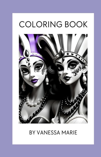 Coloring Book Mardi Gras