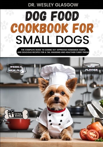 Dog Food Cookbook for Small Dogs The Complete Guide to Canine Vet-Approved Homemade Simple and Delicious Recipes for a Tail Wagging and Healthier Furry Friend.