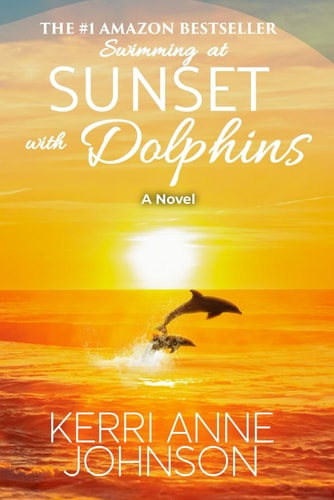 Swimming at Sunset with Dolphins