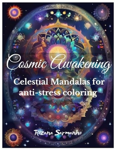 Cosmic Awakening Celestial Mandalas to Color