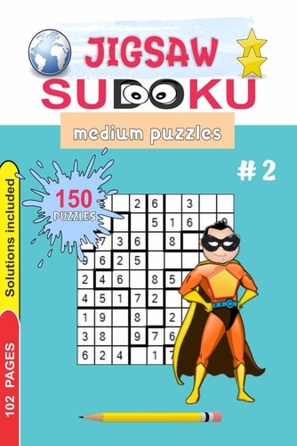 Jigsaw Sudoku - Medium, Vol. 2