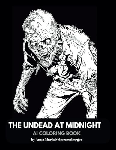 THE UNDEAD at MIDNIGHT AI Coloring Book