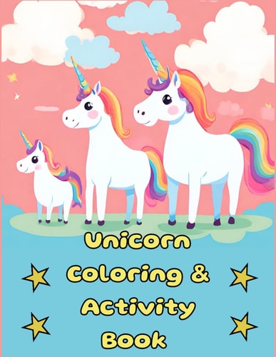 Unicorn Coloring and Activity Book Unicorn Coloring and Activity Book for Kids