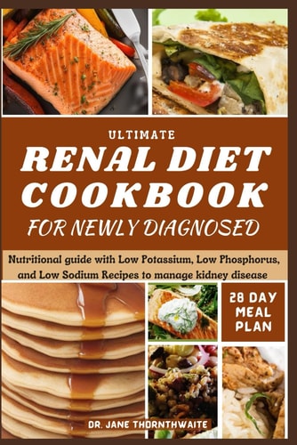 Ultimate Renal Diet Cookbook for Newly Diagnosed 28-day Meal Plan Nutritional Guide with Low Potassium, Low Phosphorus, and Low Sodium Recipes to Manage Kidney Disease