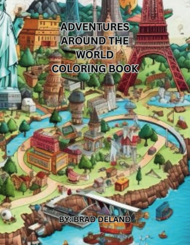Adventures Around the World Coloring Book