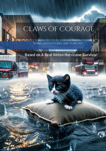 Claws Of Courage Based on A Real Kitten Hurricane Survivor