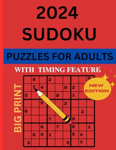 2024 Sudoku Puzzles for Adults Easy to Hard Book for Teens Big Print with Full Solutions-Four Puzzles Per Page Daily.