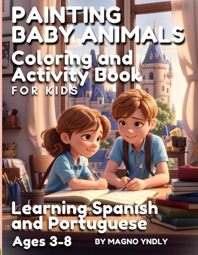 Painting Baby Animals Coloring Book