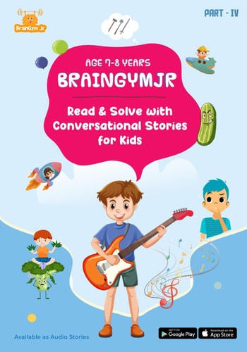 BrainGymJr Read and Solve (7-8 Years) - IV: Conversational, Short Stories in English for Children