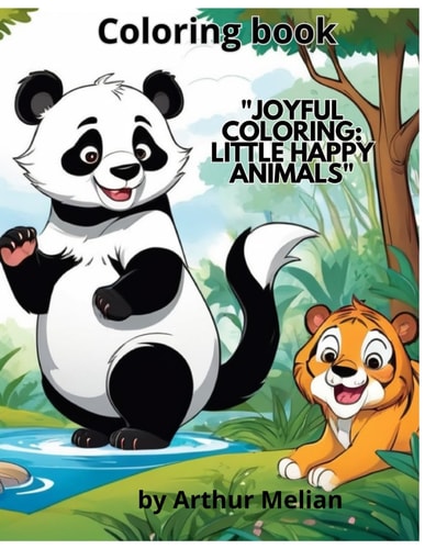 Joyful Coloring Little Happy Animals